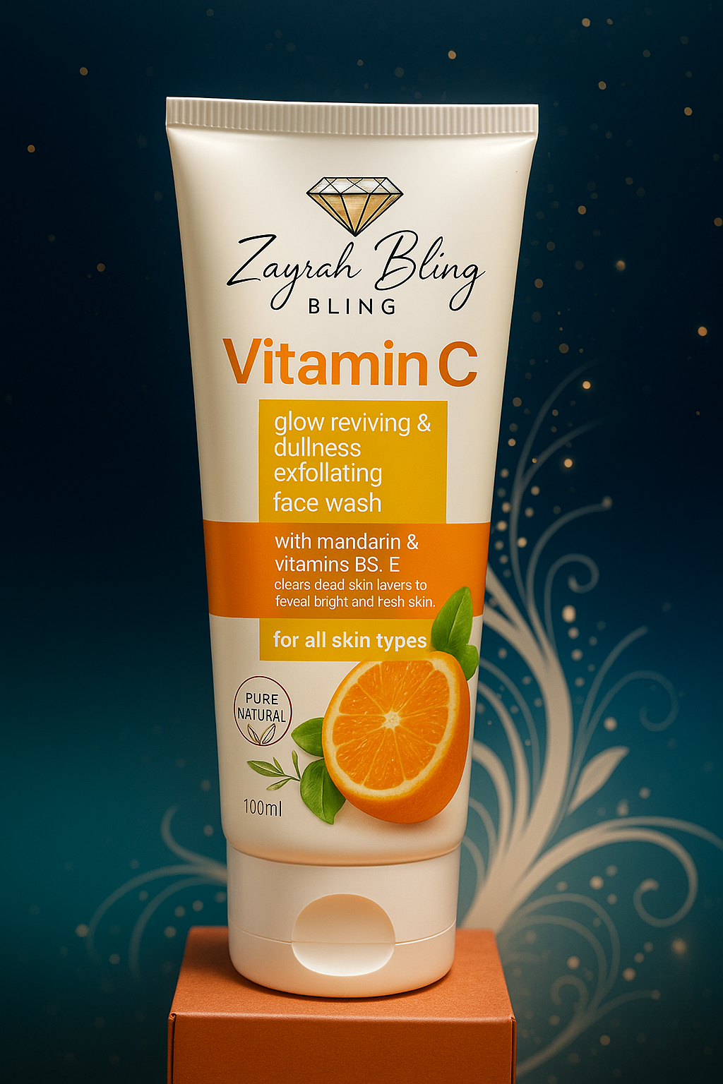 Zayrah Bling Orange Facewash